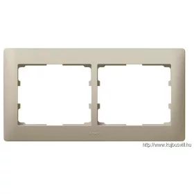   LEGRAND 771402 Galea Life keret 2-es vízszintes, titánium KIFUTÓ