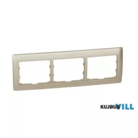   LEGRAND 771403 Galea Life keret 3-as vízszintes, titánium KIFUTÓ