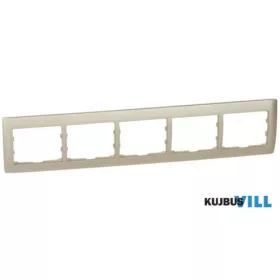   LEGRAND 771405 Galea Life keret 5-ös vízszintes, titánium KIFUTÓ