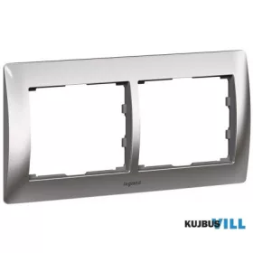   LEGRAND 771932 Galea Life keret 2-es vízszintes, króm KIFUTÓ