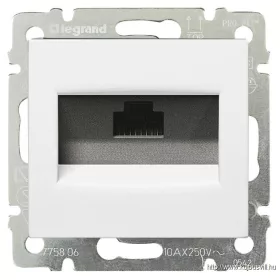   LEGRAND 774246 Valena 1xRJ45 LCS2 Cat6 UTP aljzat, körömmel, fehér