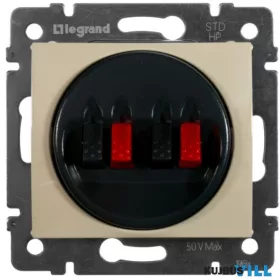LEGRAND 774324 Valena hangszórócsatlakotó elefántcsont