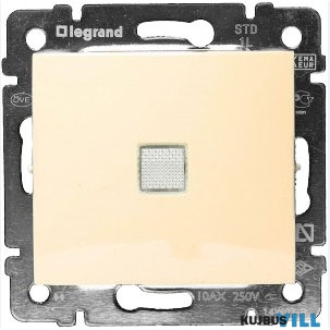 LEGRAND 774325 Valena váltókapcsoló ellenőrzőfénnyel, elefántcsont