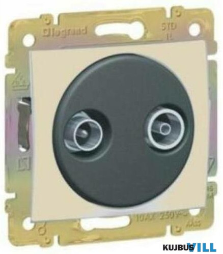 LEGRAND 774332 Valena TV-RD aljzat végzáró 1,5dB elefántcsont