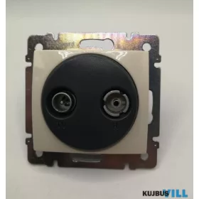   LEGRAND 774333 Valena TV-RD aljzat végzáró 10dB elefántcsont