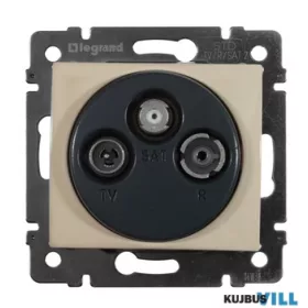   LEGRAND 774335 Valena TV-RD-SAT aljzat végzáró 1,5dB elefántcsont