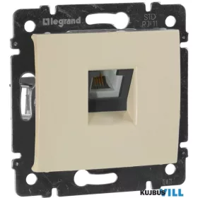   LEGRAND Valena telefon-csatlakozóaljzat 1xRJ11 elefántcsont 774338 KIFUTÓ