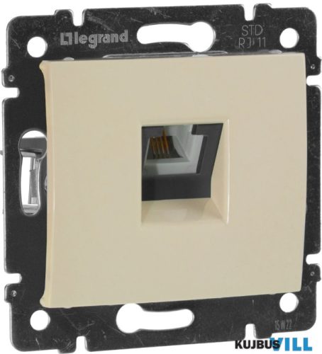 LEGRAND Valena telefon-csatlakozóaljzat 1xRJ11 elefántcsont 774338 KIFUTÓ