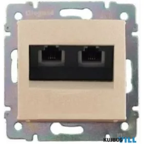   LEGRAND 774339 Valena telefon-csatlakozóaljzat 2xRJ11 elefántcsont