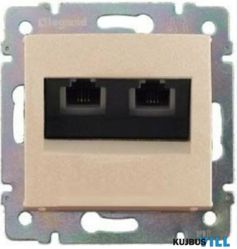 LEGRAND 774339 Valena telefon-csatlakozóaljzat 2xRJ11 elefántcsont