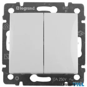 LEGRAND 774408 Valena kettős váltókapcsoló fehér