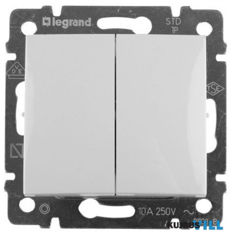 LEGRAND 774408 Valena kettős váltókapcsoló fehér