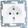 LEGRAND 774421 Valena 2P+F csatlakozóaljzat biztonsági zsaluval, fehér