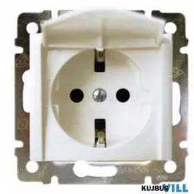   LEGRAND 774422 Valena 2P+F csatlakozóaljzat csapófedéllel, fehér