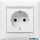 LEGRAND 774423 Valena 2P+F csatlakozóaljzat monoblokk, fehér