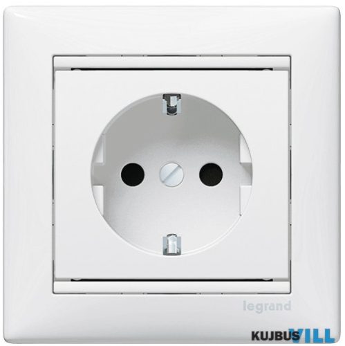 LEGRAND 774423 Valena 2P+F csatlakozóaljzat monoblokk, fehér