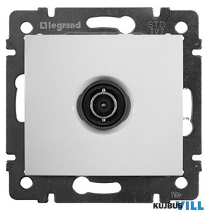 LEGRAND 774429 Valena TV antenna-csatlakozóaljzat végzáró, 1,5dB fehér