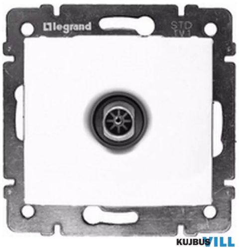 LEGRAND 774431 Valena TV antenna-csatlakozóaljzat átmenő, fehér