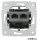 LEGRAND Galea Life 2xRJ45 informatikai csatlakozóaljzat mechanizmus – 8 pólusú ISDN  775936 KIFUTÓ