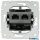 LEGRAND Galea Life 2xRJ45 informatikai csatlakozóaljzat mechanizmus – 4 pólusú ISDN 775937 KIFUTÓ
