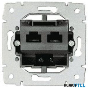 LEGRAND Galea Life 2xRJ45 informatikai csatlakozóaljzat mechanizmus – 4 pólusú ISDN  775937 KIFUTÓ