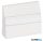 LEGRAND 777076 Galea Life 60 fokos RJ45 informatikai csatlakozóaljzat burkolat, fehér