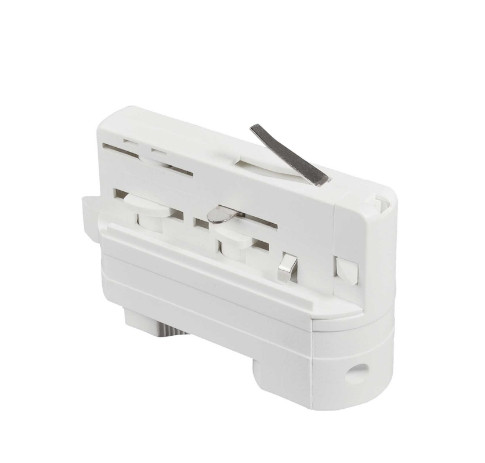 LUX 194257 LINK 3-PHASE TRACK ADAPTOR ON-OFF WH
