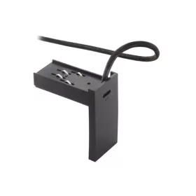 LUX 223124 ARCA ENDCAP ELECTRIFIED FOR SURFACE / RECESSED BK