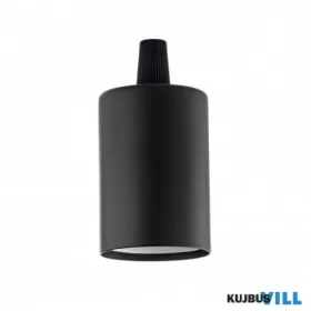   LUX 242576 Izzók és kiegészítők PORTALAMPADA E27 LISCIO NERO