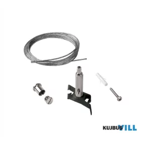   LUX 243238 LINK 3-PHASE TRIMLESS KIT SOSPENSIONE 5 MT NERO Sín rendszer