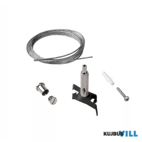   LUX 243283 LINK 3-PHASE TRIMLESS KIT SOSPENSIONE 3 MT NERO Sín rendszer