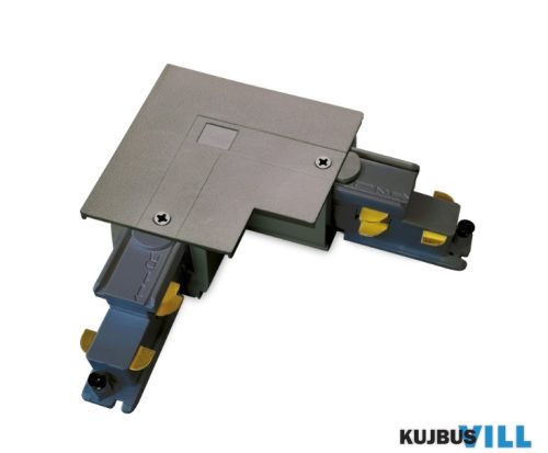 LUX 256047 LINK 3-PHASE TRIM L-CONNECTOR RIGHT DALI 1-10V BK