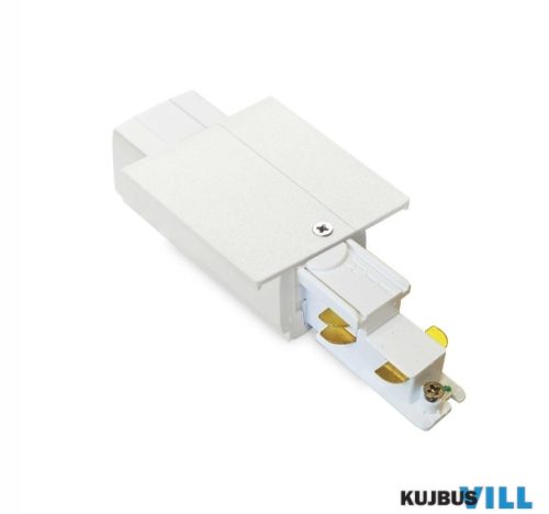 LUX 256085 LINK 3-PH TRIM MAIN CONN END LEFT DALI 1-10V WH