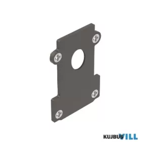   LUX 267210 EGO RECESSED TESTATA CHIUSURA CON FORO NE Sín rendszer