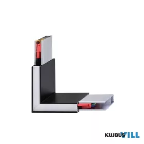   LUX 268118 STEEL SP D20 PROFILO ANGOLARE WIDE 4000K NERO Sín rendszer