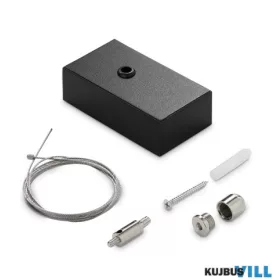   LUX 276311 STEEL D35 ROSONE CON KIT SOSPENSIONE 2 MT BIANCO Sín rendszer