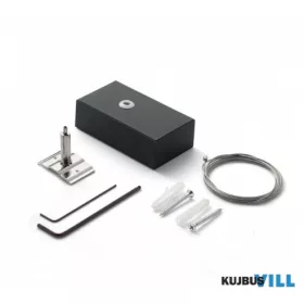   LUX 276335 FLUO ROSONE CON KIT SOSPENSIONE 5 MT NERO Sín rendszer