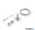 LUX 282756 EGO KIT PENDANT ONLY STEEL CABLE 2 MT WH