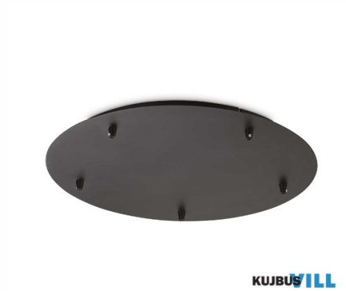 LUX 285658 ROSONE STANDARD 5 LUCI NERO