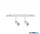 LUX 286341 EGO TRACK DOUBLE Sines spotlámpa
