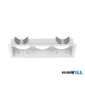   LUX 287928 BENTO FRAME SQUARE TRIPLE WH süllyesztett 3-mas keret