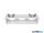 LUX 287928 BENTO FRAME SQUARE TRIPLE WH süllyesztett 3-mas keret