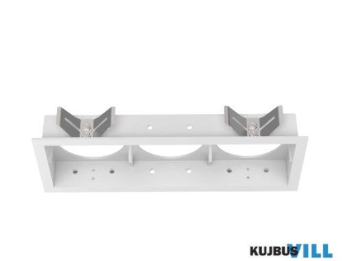 LUX 287928 BENTO FRAME SQUARE TRIPLE WH süllyesztett 3-mas keret