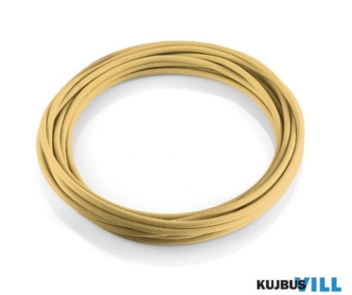 LUX 301693 CAVO TESSUTO 10M OTTONE