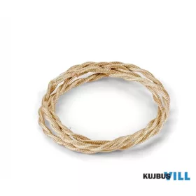   LUX 303086 Izzók és kiegészítők CAVO TESSUTO INTRECCIATO 10M OTTONE