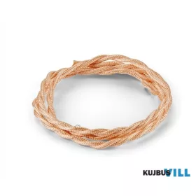   LUX 303093 Izzók és kiegészítők CAVO TESSUTO INTRECCIATO 10M RAME