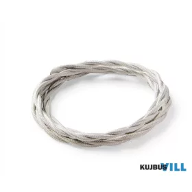   LUX 306421 Izzók és kiegészítők CAVO TESSUTO INTRECCIATO 10M GRIGIO