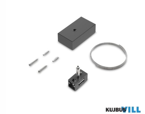 LUX 322476 EGO KIT BI-EMISSION CABLE 2 MT + CEILING CUP BK