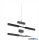 LUX 322490 EGO KIT BI-EMISSION PENDANT CABLE 2 MT BK