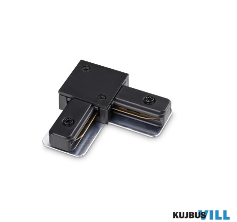 LUX 337401 LINK 1-PHASE SURFACE L-CONNECTOR BK